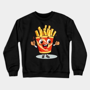 kawaii french fries T-Shirt cute  gilrl Crewneck Sweatshirt